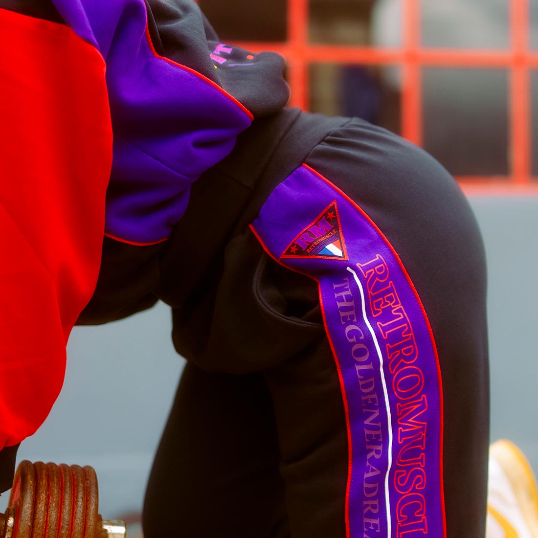 The Golden Era Dream Vintage Tracksuit | Black