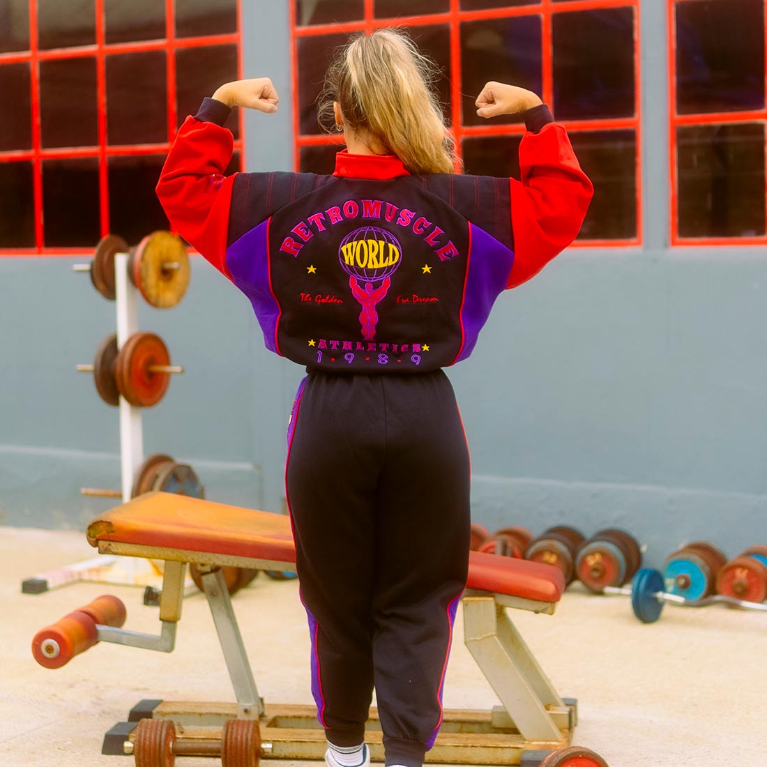 The Golden Era Dream Vintage Tracksuit | Black