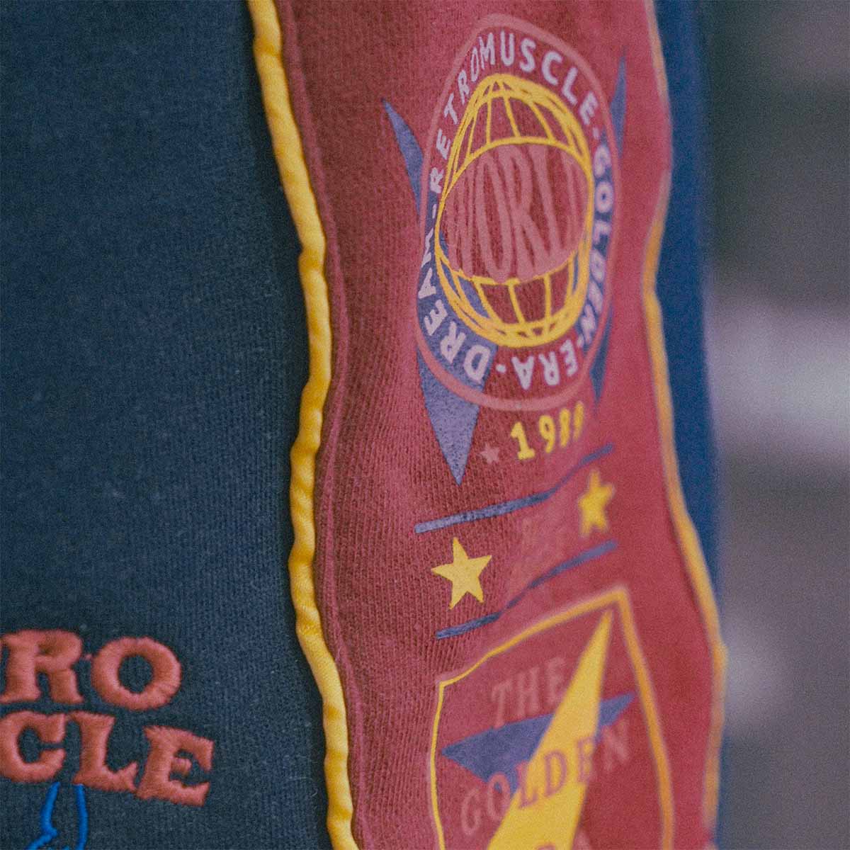 The Golden Era Dream Short-Shorts | Navy & Red