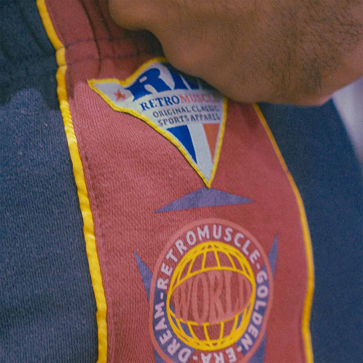 The Golden Era Dream Short-Shorts | Navy & Red