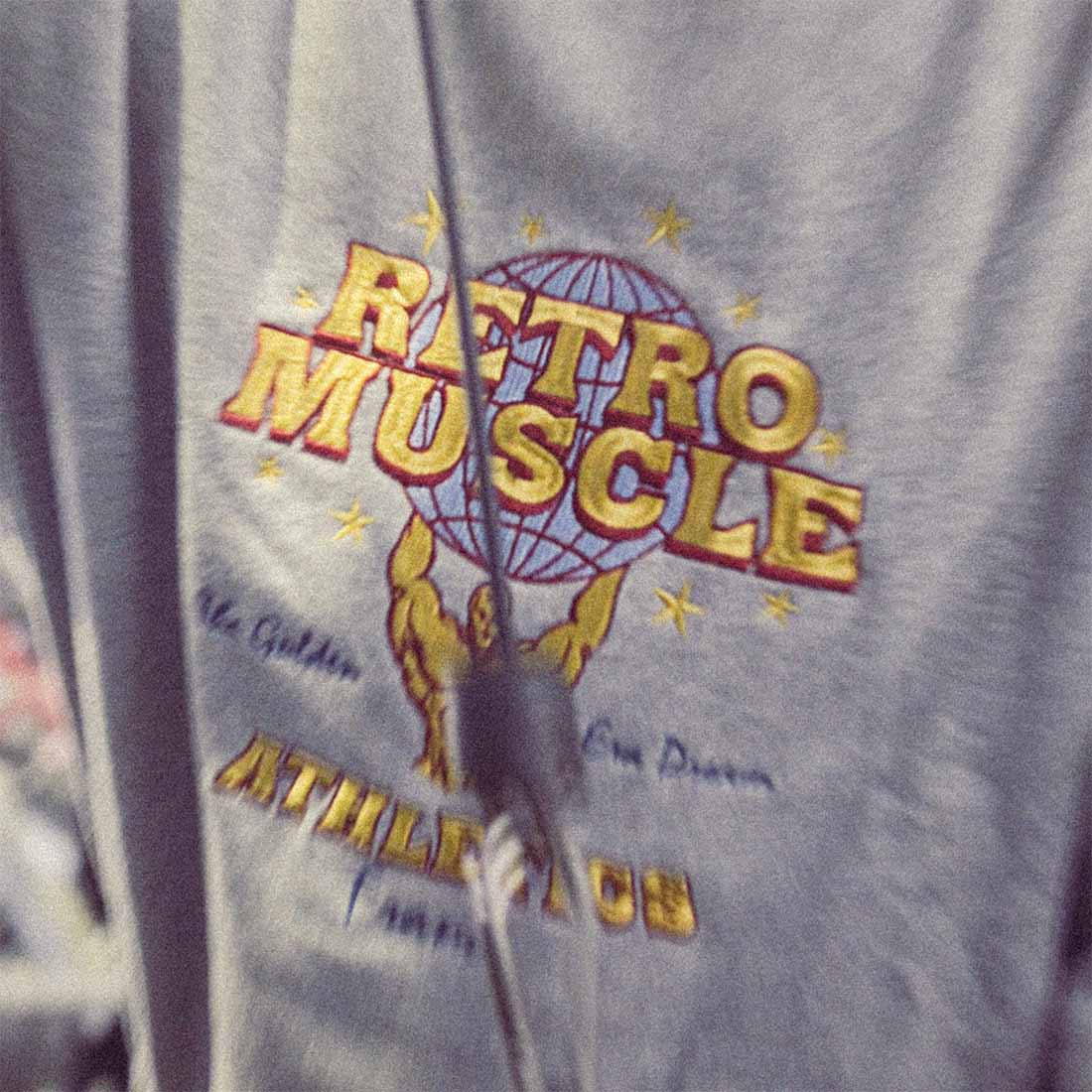 Golden Era Embroidered Pump Cover Sweatshirt | Grey