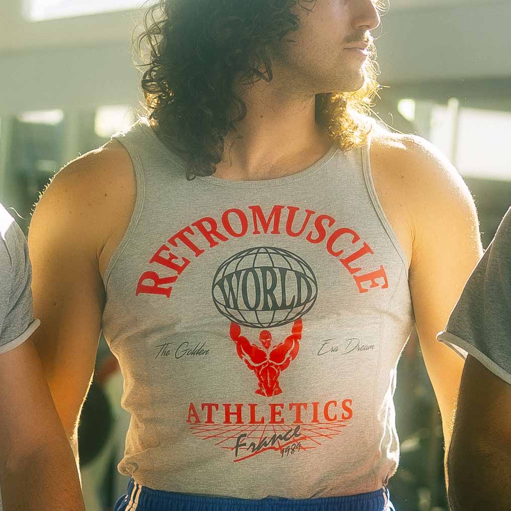 Classic Old-School Tank Top | Grey - product photo
