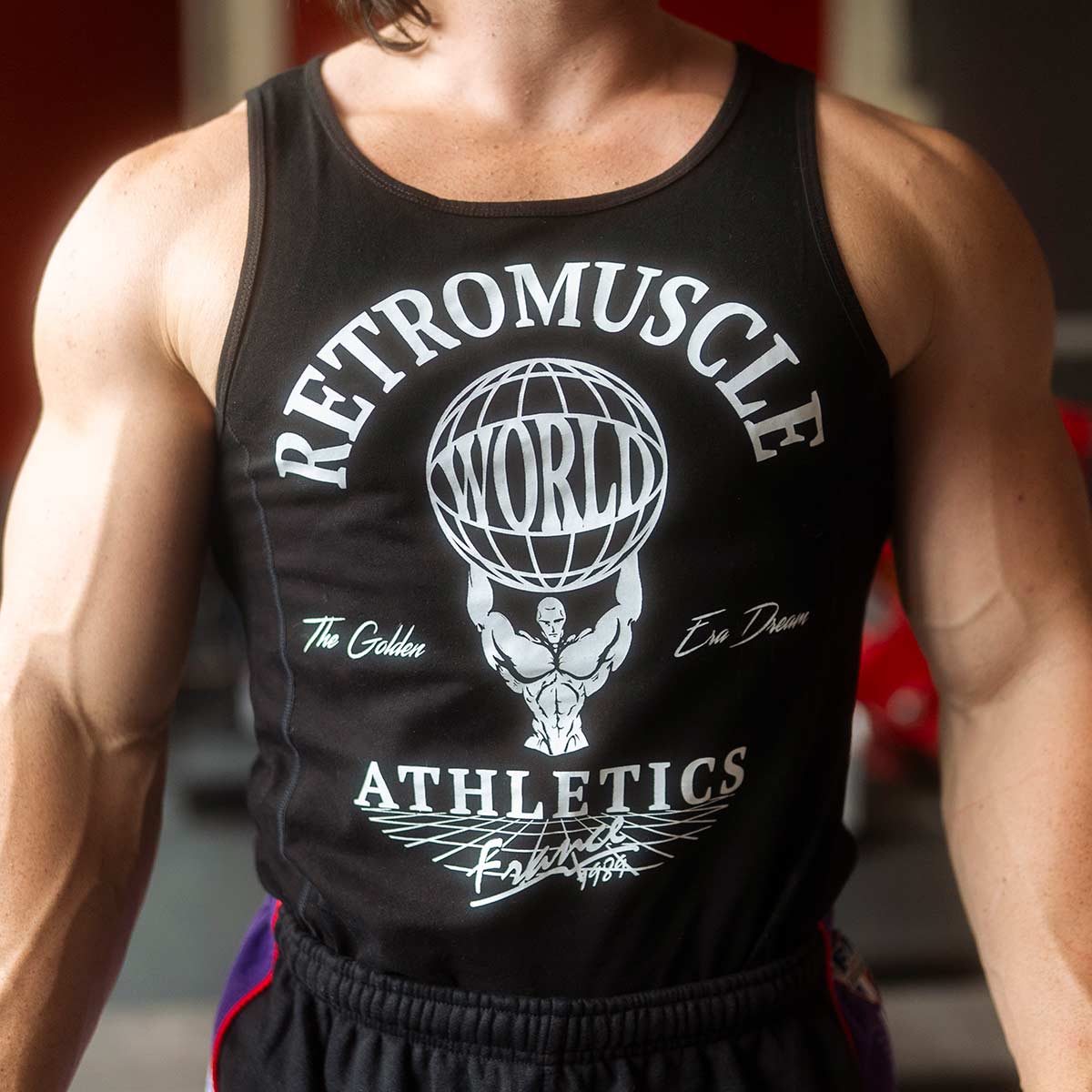 Classic Old-School Tank Top | Black