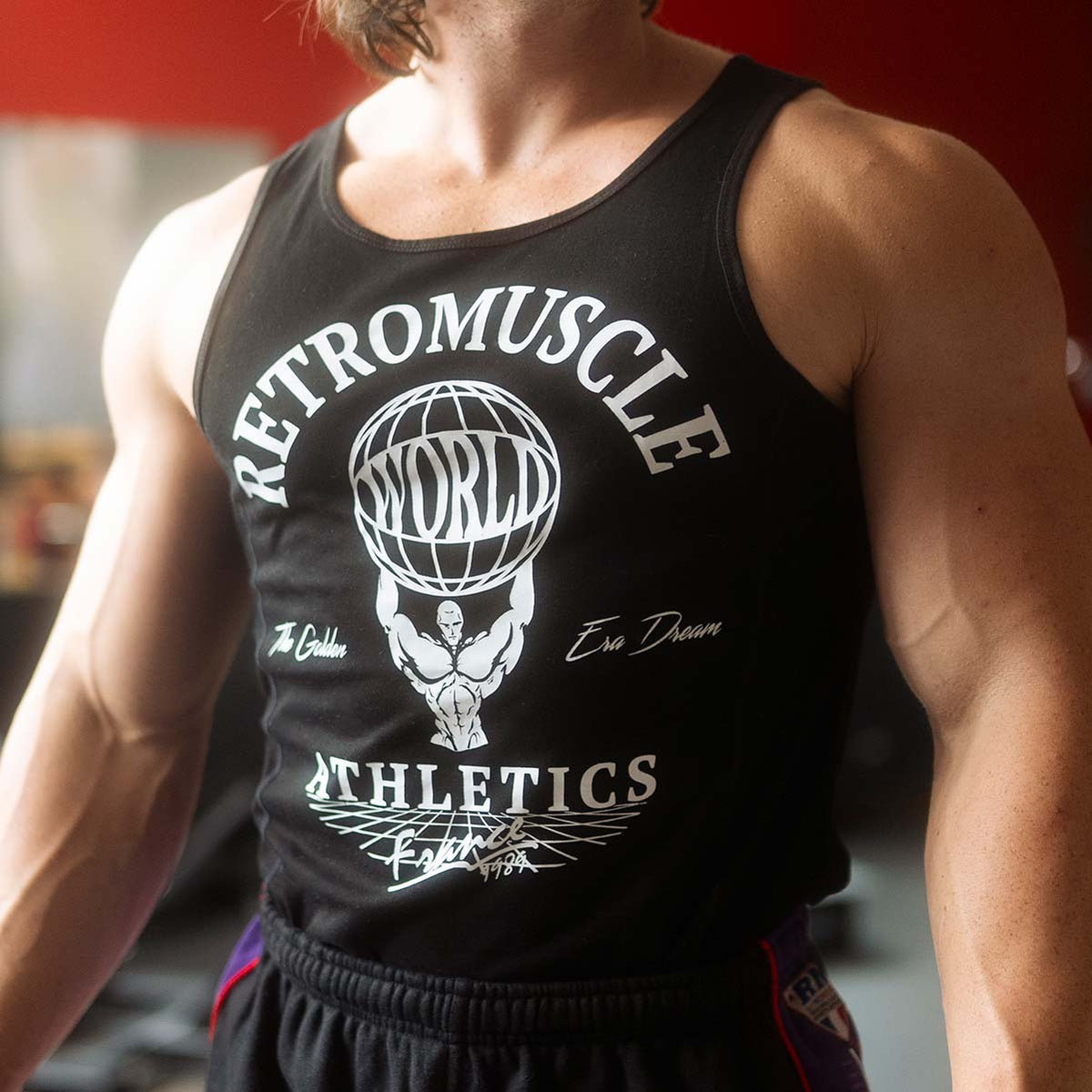 Classic Old-School Tank Top | Black