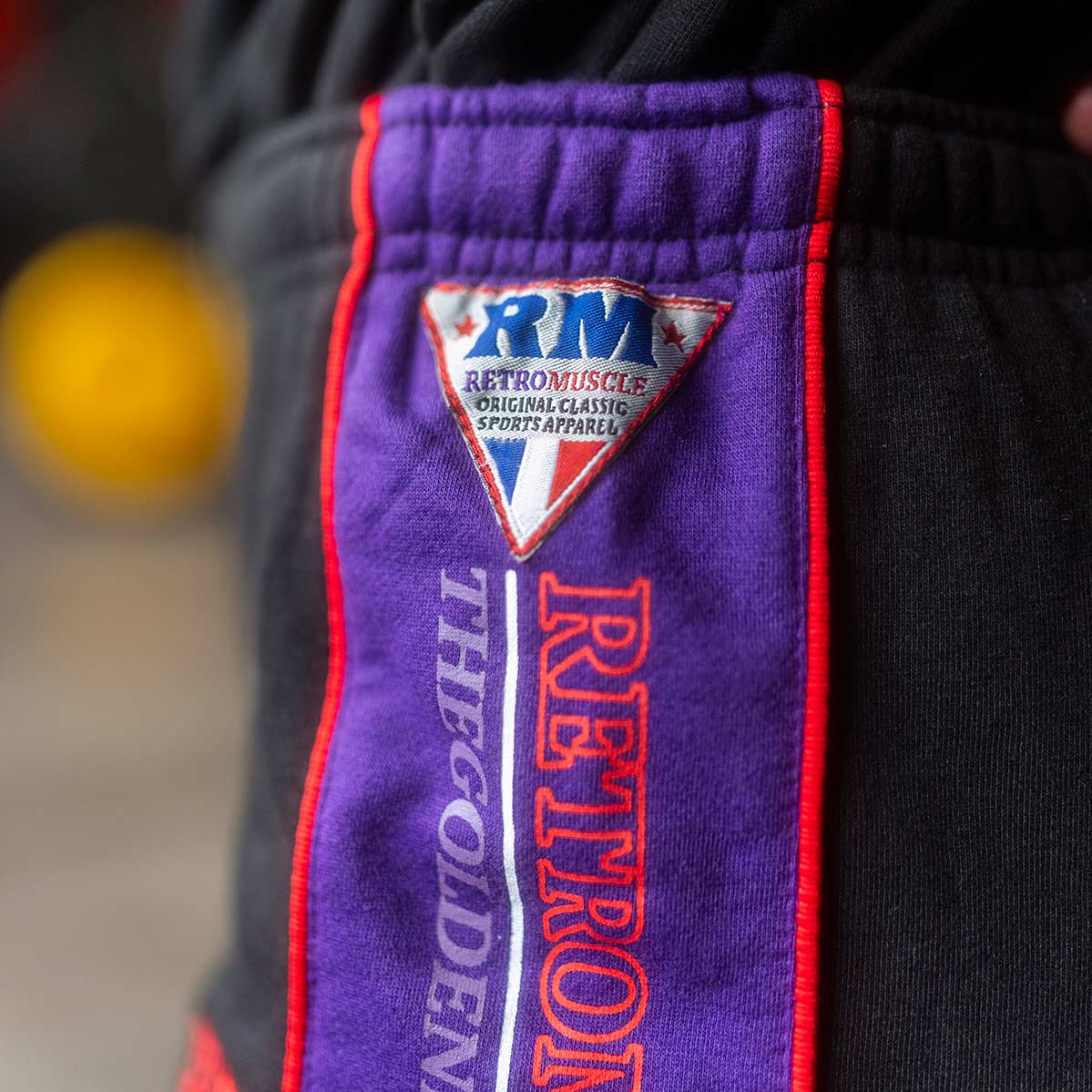 The Golden Era Dream Shorts | Black & Purple